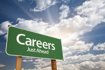 Image of Careers Just Ahead sign
